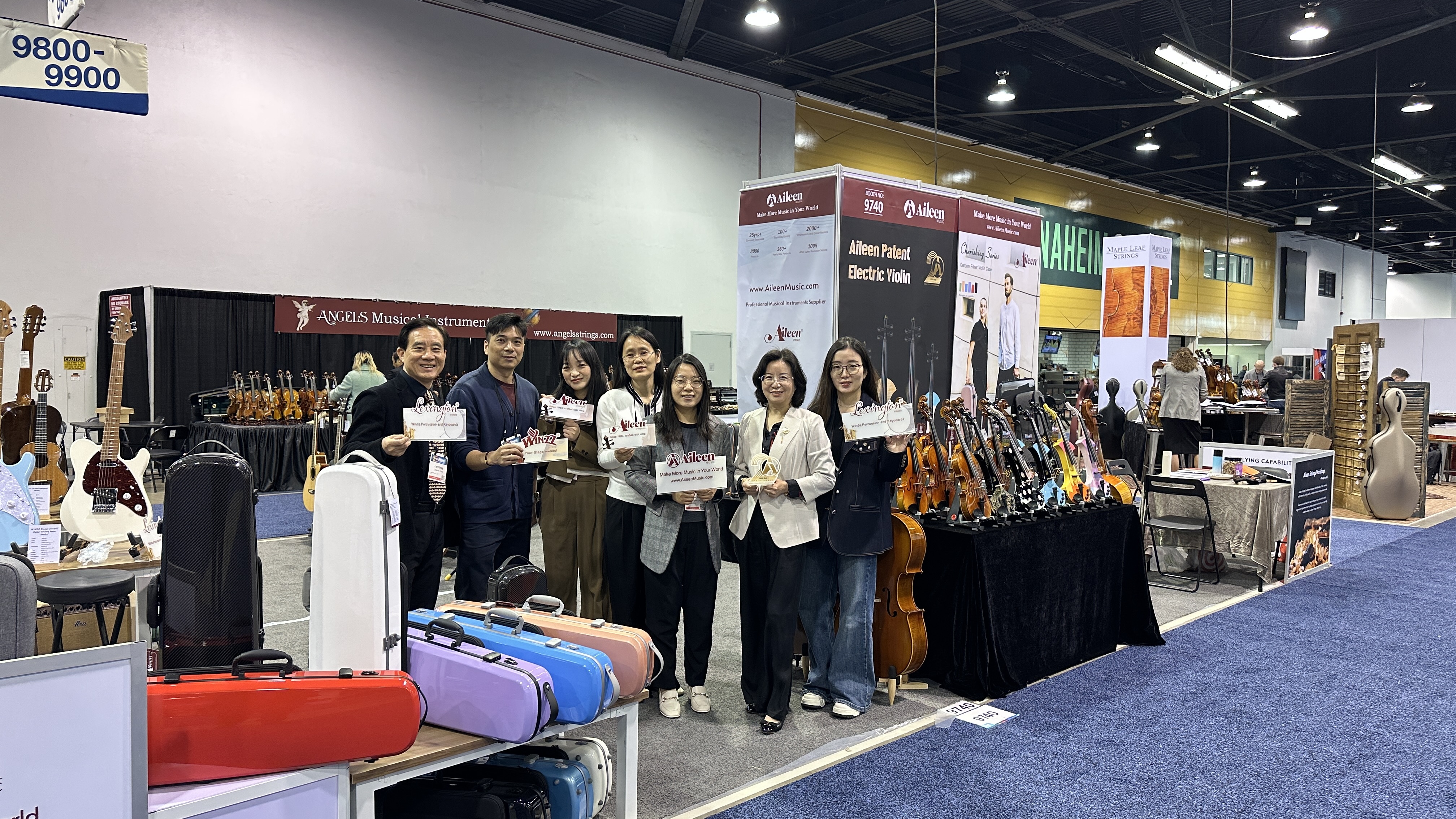 2025 NAMM Aileen Music Team